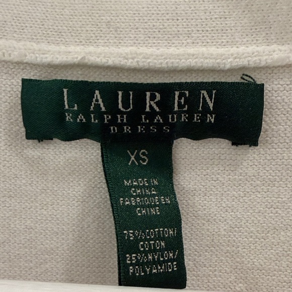 Ralph Lauren Cream Button-Up Crop Top - Picture 2 of 7